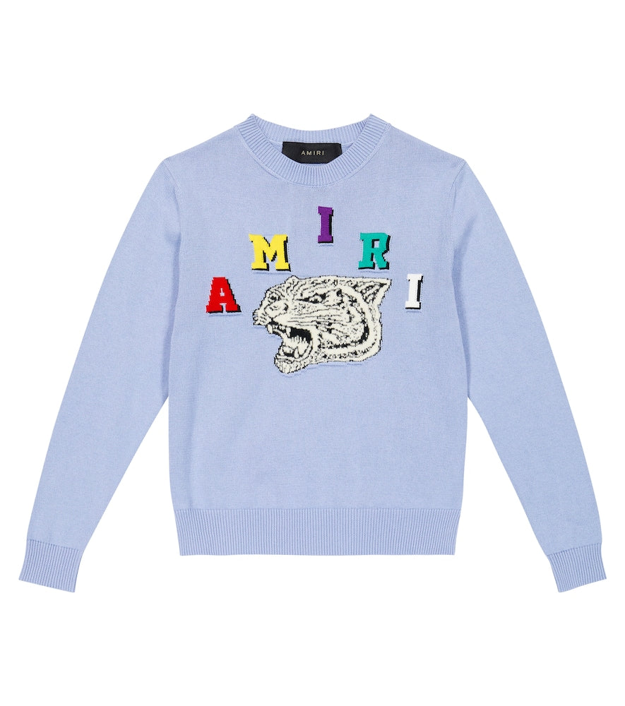 Tiger Varsity cotton sweater