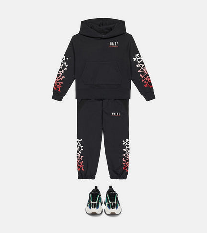 Printed cotton sweatpants