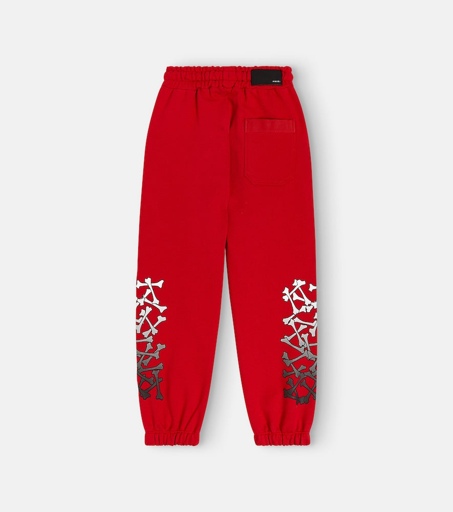 Printed cotton sweatpants