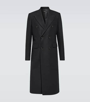 Wool-blend coat