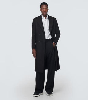 Wool-blend coat