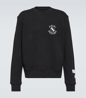 Printed cotton jersey sweatshirt