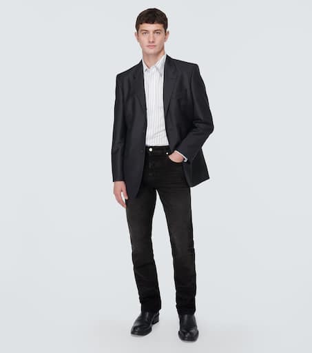 Stack straight jeans