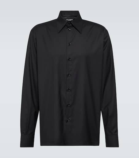 Silk-wool blend shirt