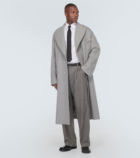 Wool-blend coat