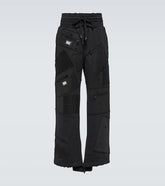 Logo tag jersey jogging pants