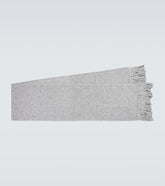 Technical wool-blend scarf