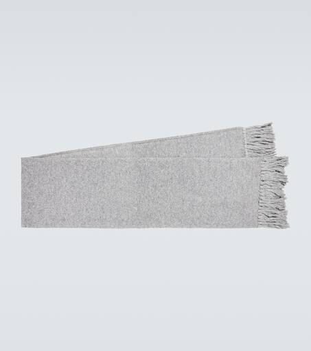 Technical wool-blend scarf