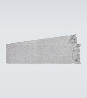 Technical wool-blend scarf