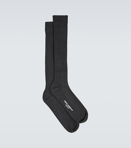Cotton and wool socks