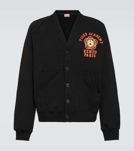 Logo cotton cardigan