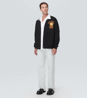 Logo cotton cardigan