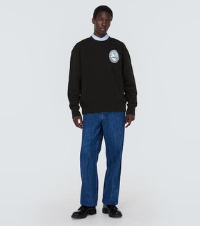 Logo cotton jersey sweatshirt