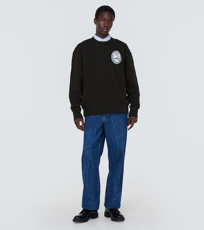 Logo cotton jersey sweatshirt