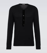 Satin Henley shirt