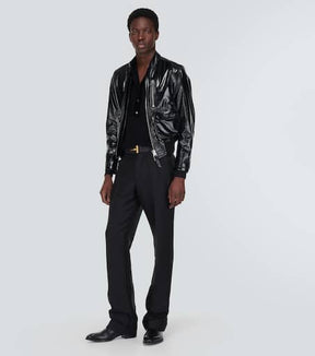 Satin Henley shirt