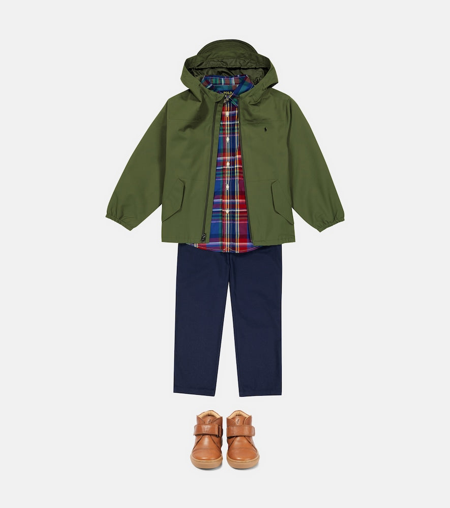 Portland hooded windbreaker jacket