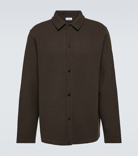 Compass wool overshirt