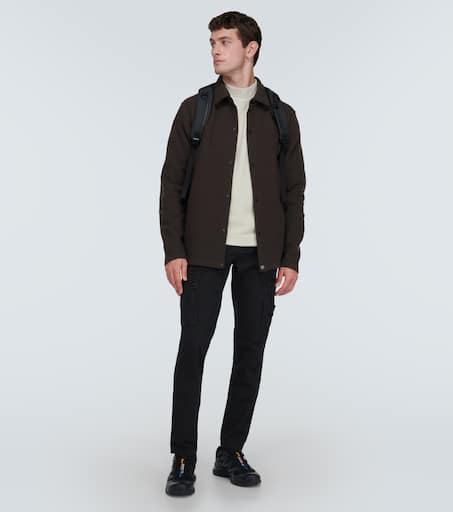 Compass wool overshirt