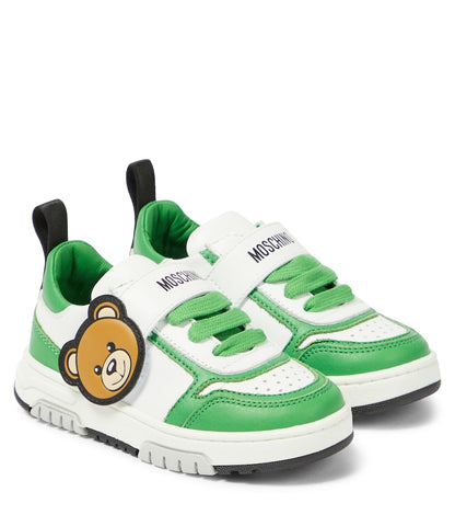 Teddy Bear leather sneakers