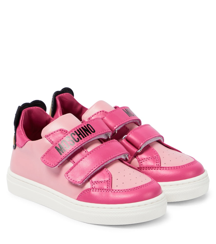 Teddy Bear leather sneakers