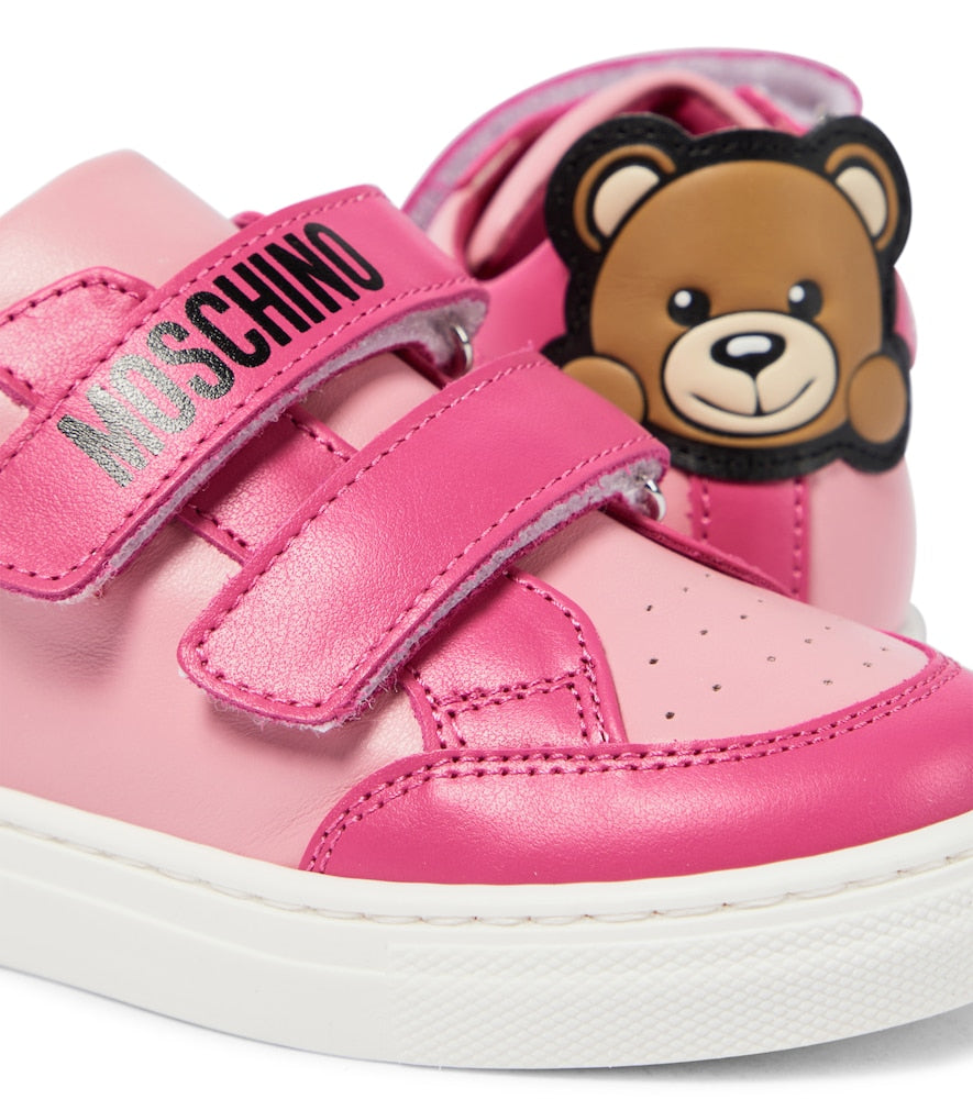 Teddy Bear leather sneakers