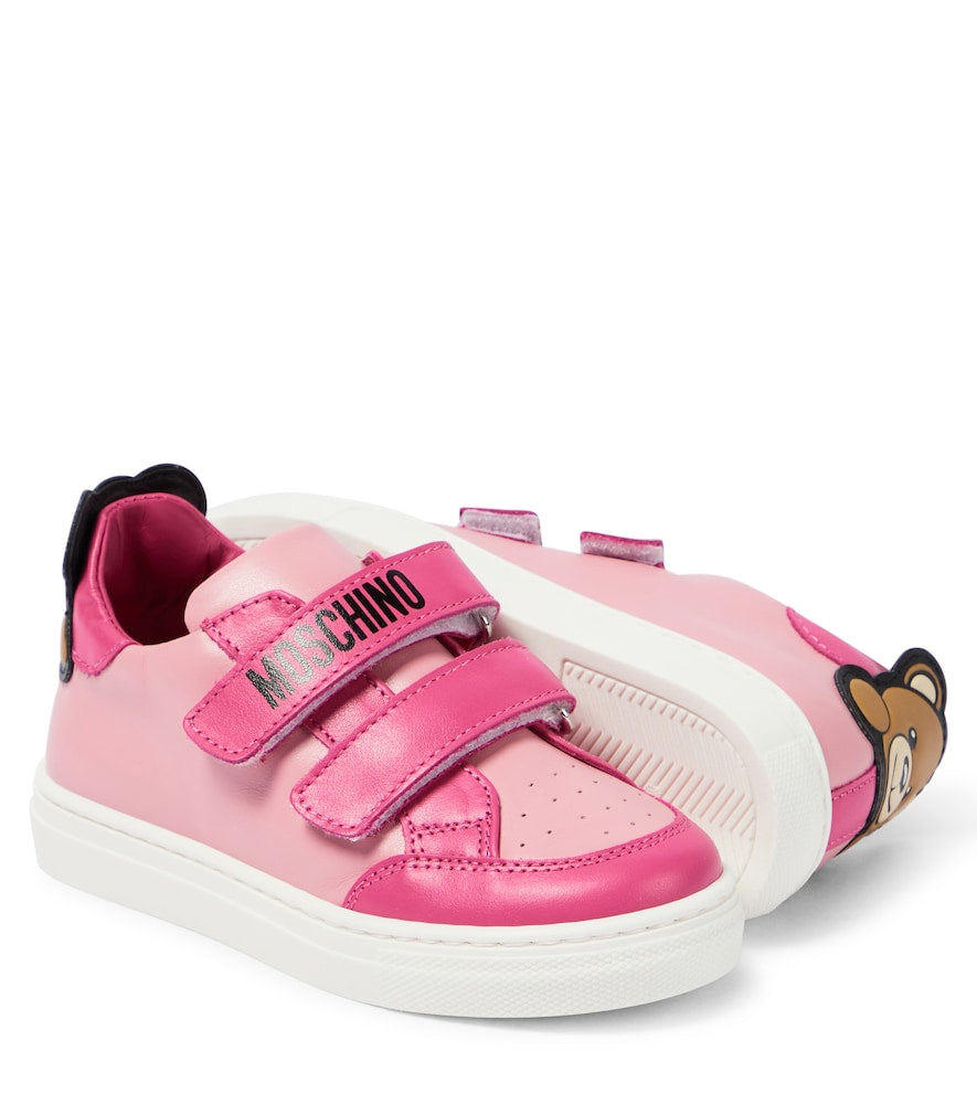 Teddy Bear leather sneakers