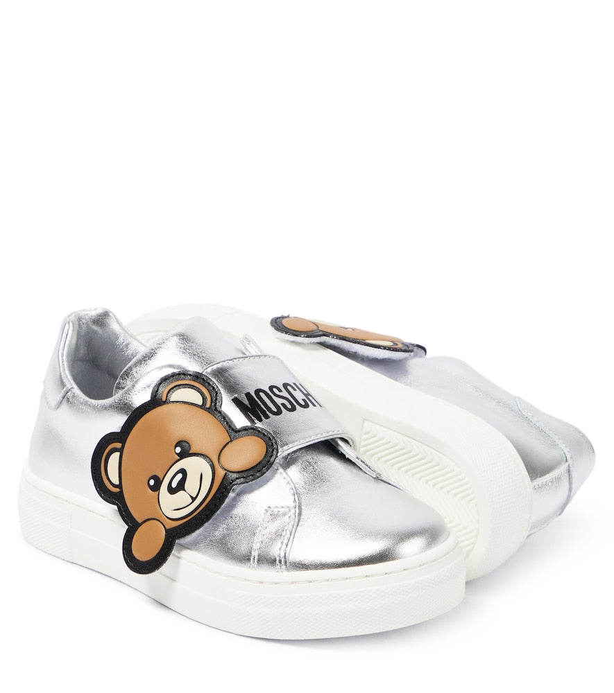 Teddy Bear leather sneakers