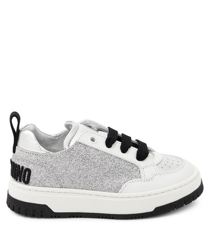 Logo glitter sneakers