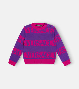 Versace Allover wool sweater