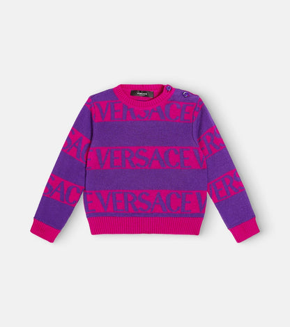 Versace Allover wool sweater