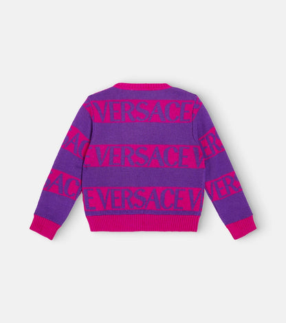 Versace Allover wool sweater