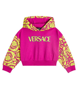 Logo cotton hoodie