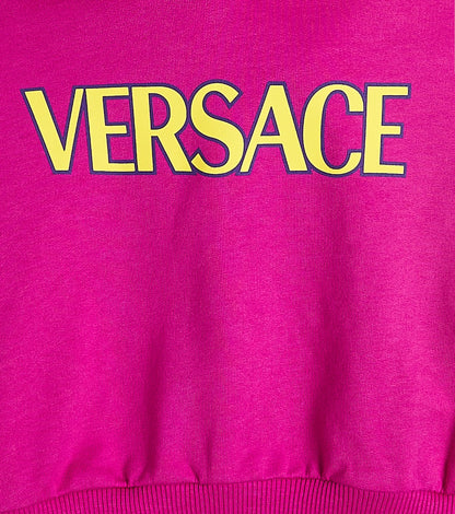 Logo cotton hoodie
