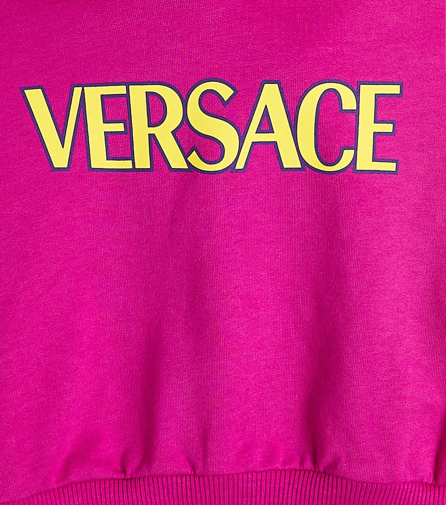 Logo cotton hoodie