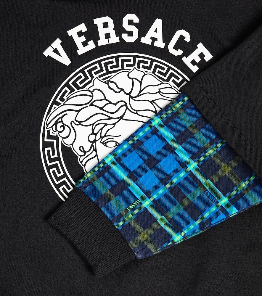 Medusa cotton hoodie