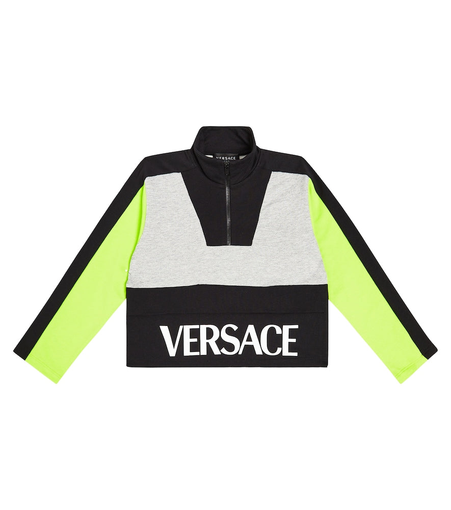 Logo cotton jersey sweatshirt