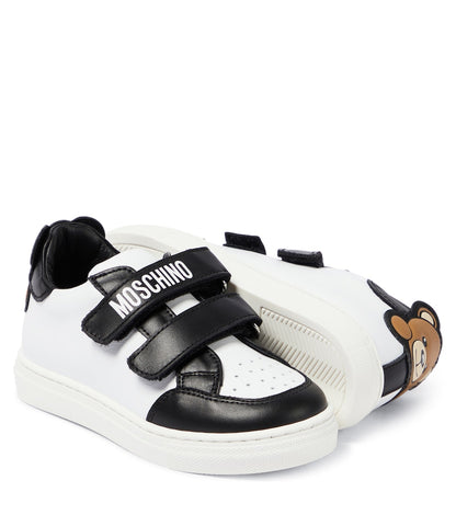Teddy Bear leather sneakers