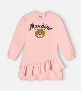 Teddy Bear cotton-blend sweatshirt dress