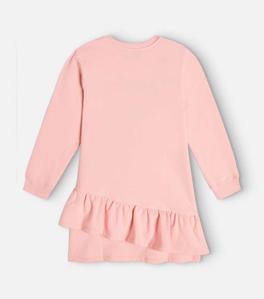 Teddy Bear cotton-blend sweatshirt dress
