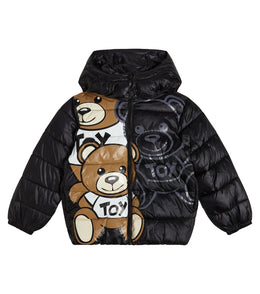 Printed puffer jacket