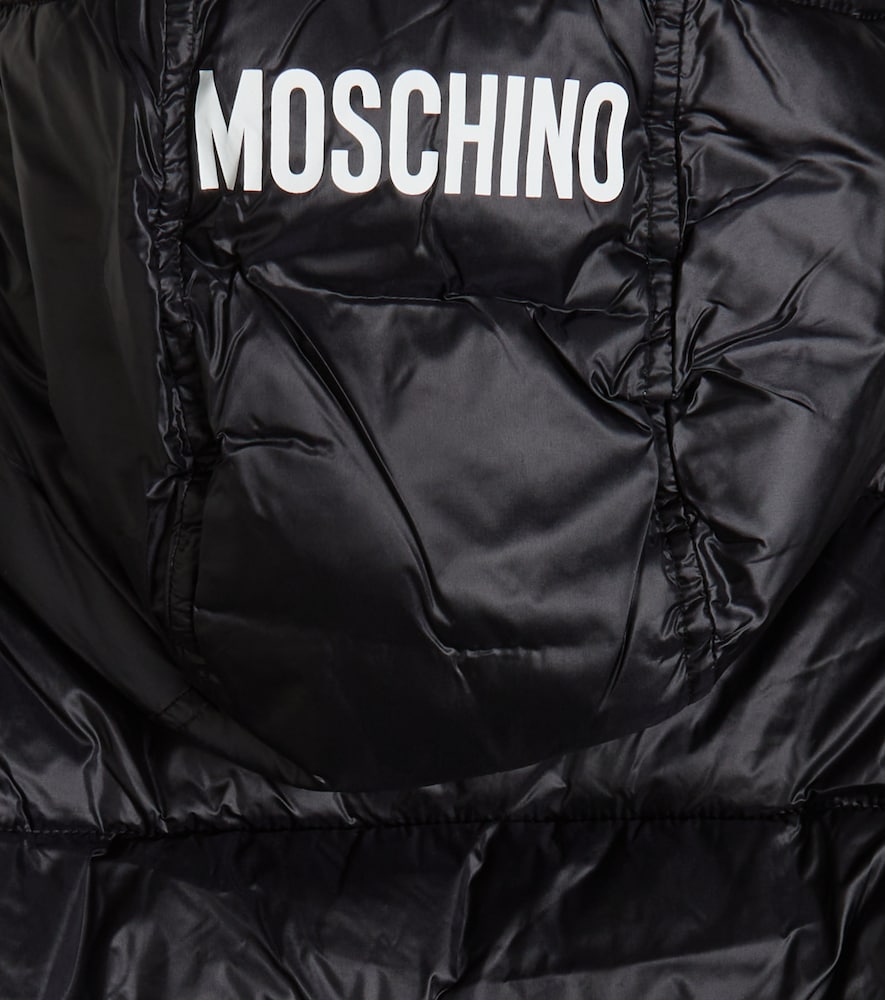 Printed puffer jacket