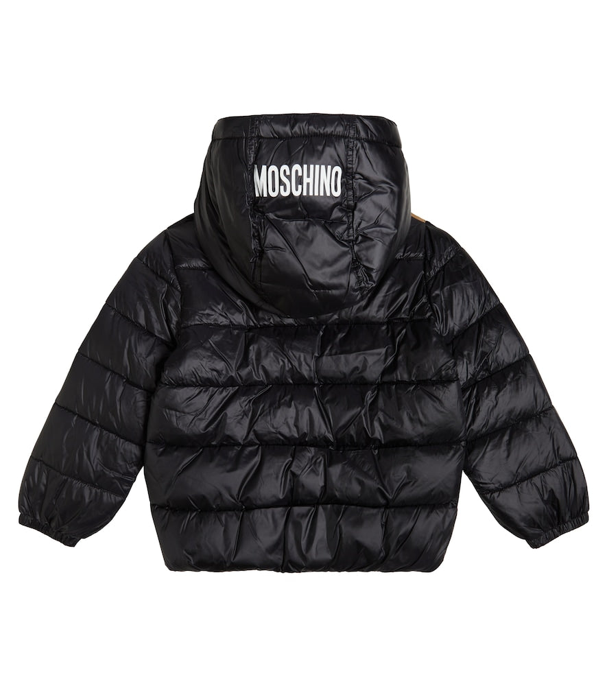 Printed puffer jacket