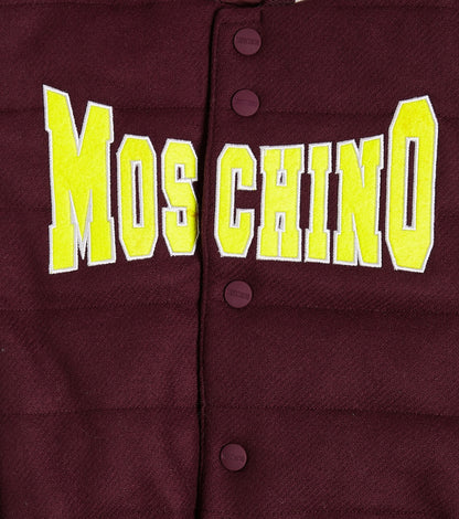 Logo padded vest