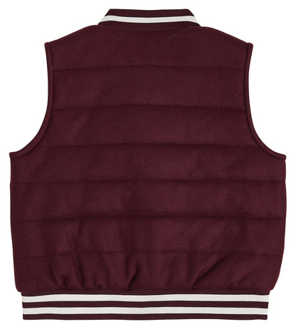 Logo padded vest
