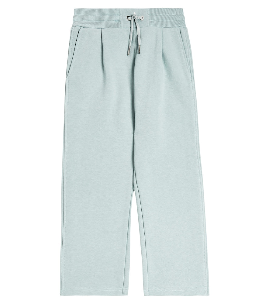 Logo cotton-blend jersey sweatpants