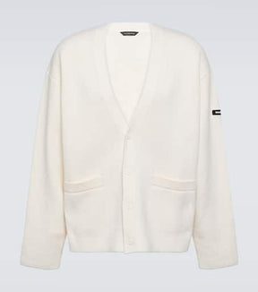 Wool-blend cardigan