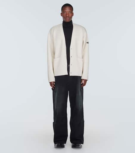 Wool-blend cardigan