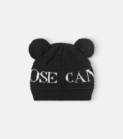 Baby Double Pom wool beanie