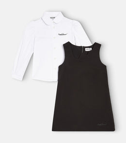 Logo shirt and dress set